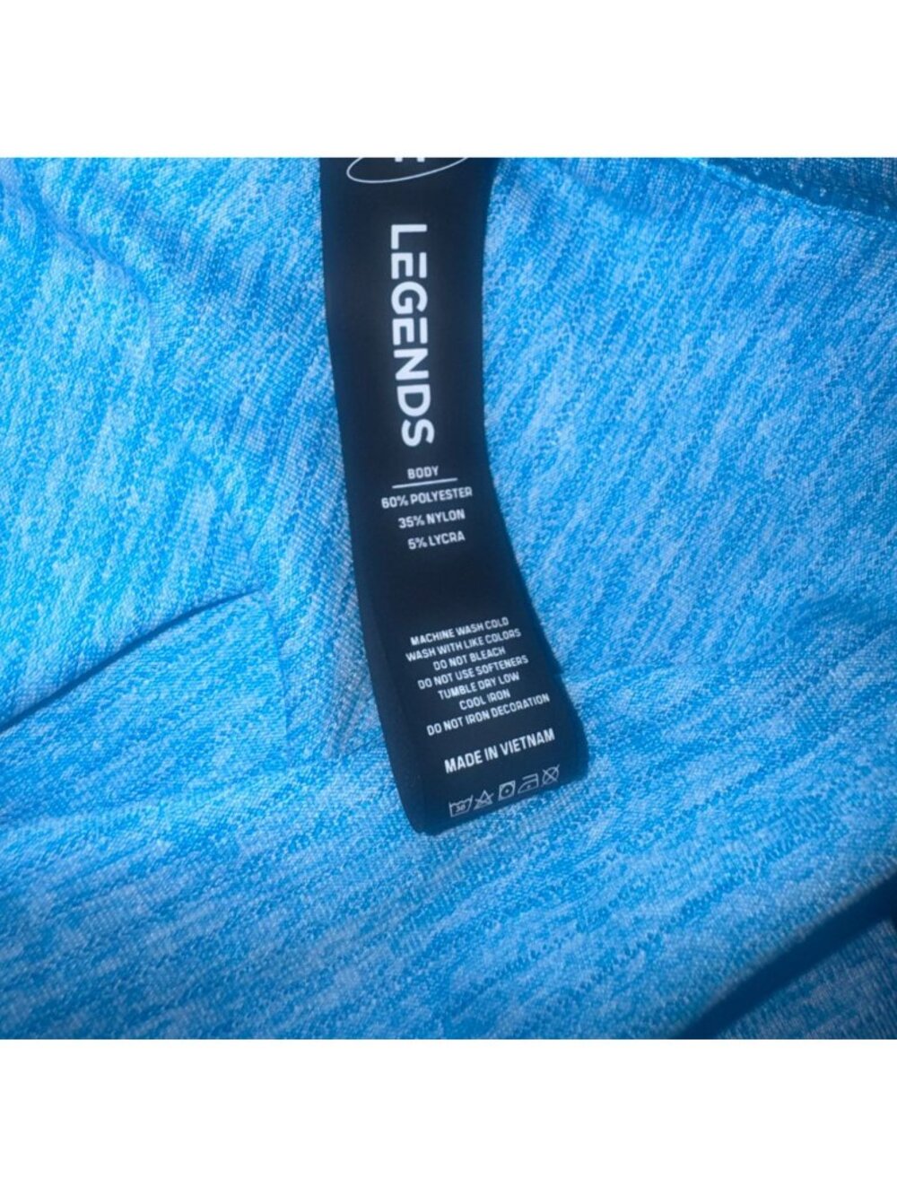Legends Mens Blue Athletic Tank Top Size S Polyester Blend Lightweight & Breatha - Picture 5 of 13